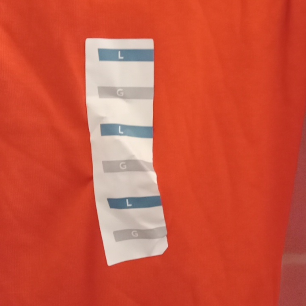 Old Navy Classic Long Sleeve Boat Neck Top in Vibrant Orange - Picture 3 of 6